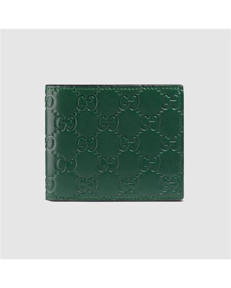 gucci slim wallet imprint for men gg imprint|green Gucci wallet price.